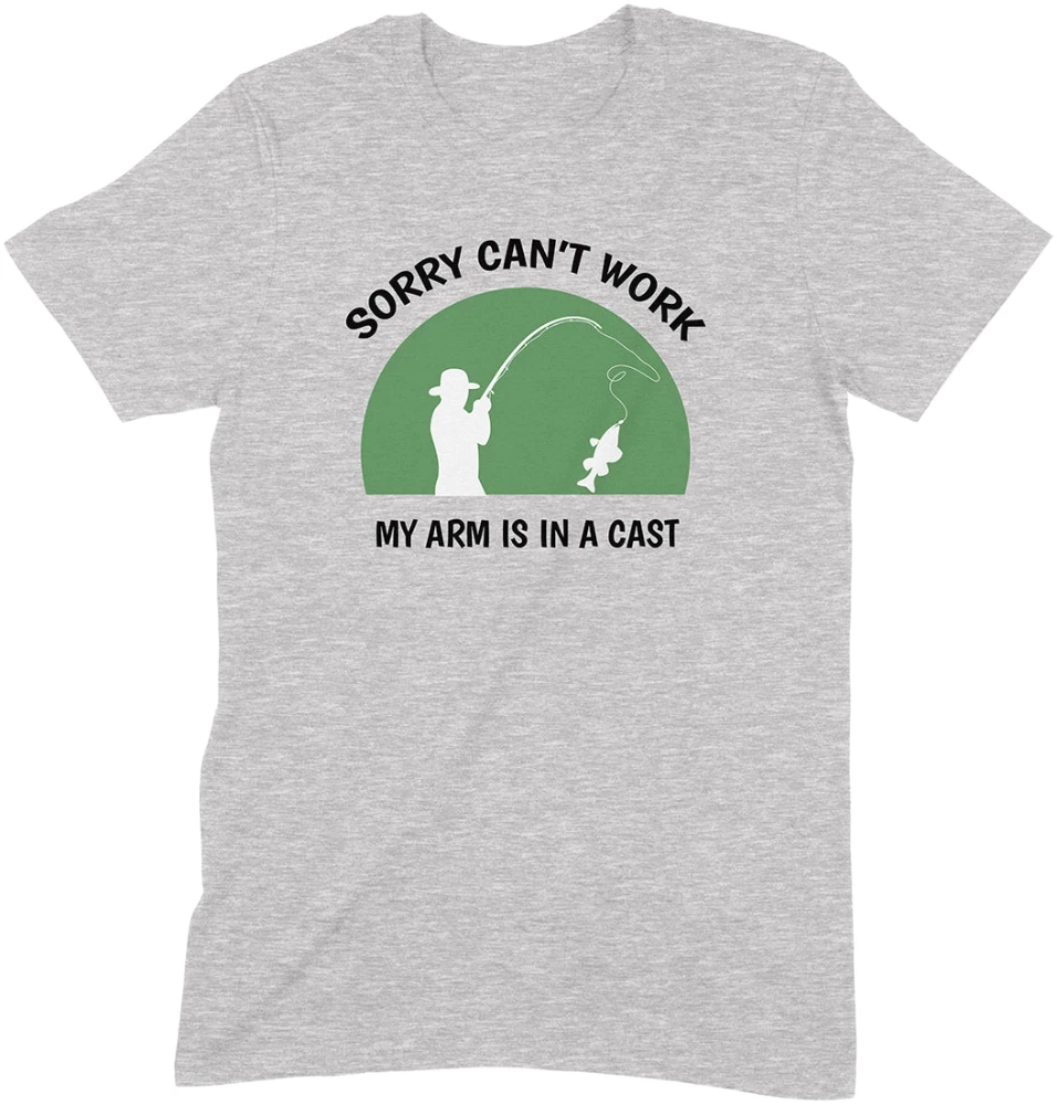 "Arm In A Cast" Premium Midweight Ringspun Cotton Mens T-Shirt