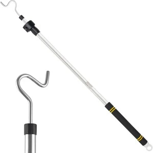 Krimeely Telescoping Clothes Reach Pole with Hook, 37"-65"