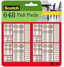 Scotch 毛氈保護墊 648 件組