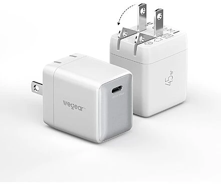 wegear 45W USB-C 折疊充電器兩件組