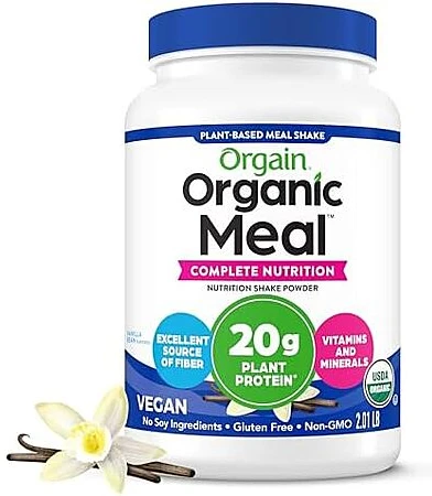 Select Accounts: 2.01-Lbs Orgain Organic 20g Meal Protein Powder (Vanilla Bean)
