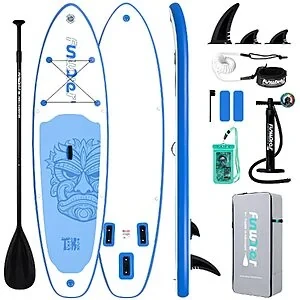 10.6' FunWater Inflatable Ultra-Light Stand Up Paddle Board Kit