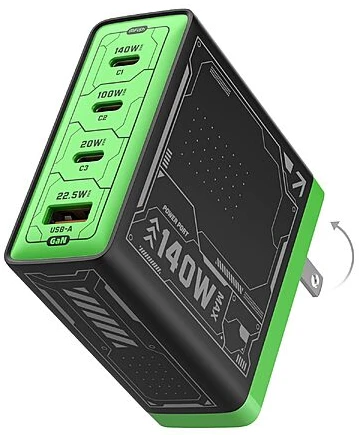 MFish 140W GaN 四埠快充充電器