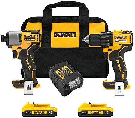 DEWALT 20V 無刷電鑽與衝擊起子組