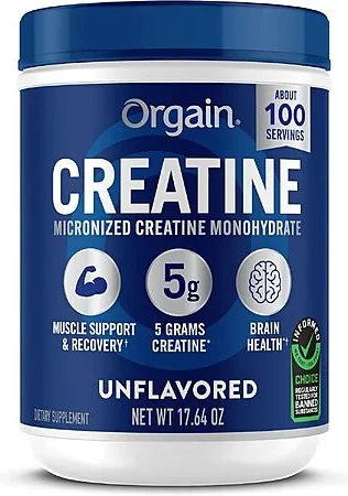Select Accts: 17.64-Oz Orgain Creatine Monohydrate Micronized Powder (Unflavored)