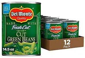 12-Pk 14.5-Oz Del Monte Fresh Cut Blue Lake Green Beans