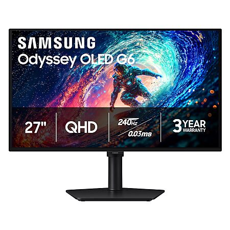 Samsung Odyssey G61SH 27 吋 OLED 螢幕