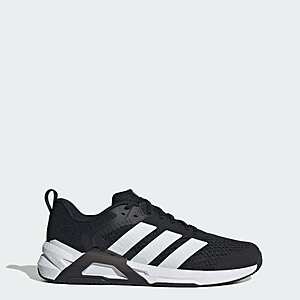 adidas Men's Dropset Control Training Shoes (Core Black/Cloud White/Lucid Red)