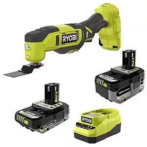 RYOBI ONE+ 多功能振動工具與 4Ah／2Ah 電池套裝