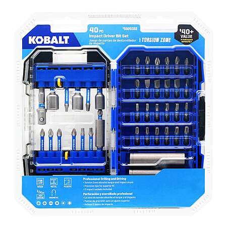 Kobalt 衝擊起子批頭 40 件組