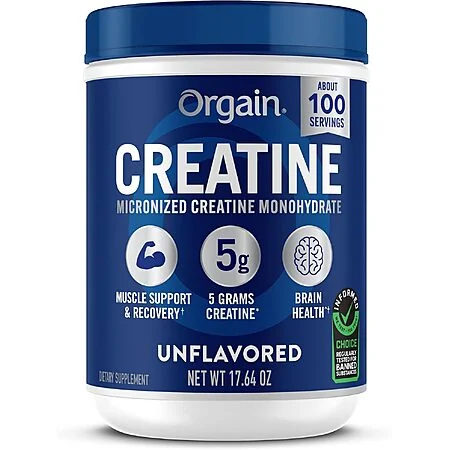 Select Accts: 17.64-Oz Orgain Creatine Monohydrate Micronized Powder (Unflavored)