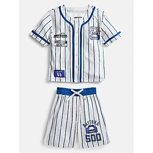 NASCAR Boys Baseball Jersey & Matching Shorts Set