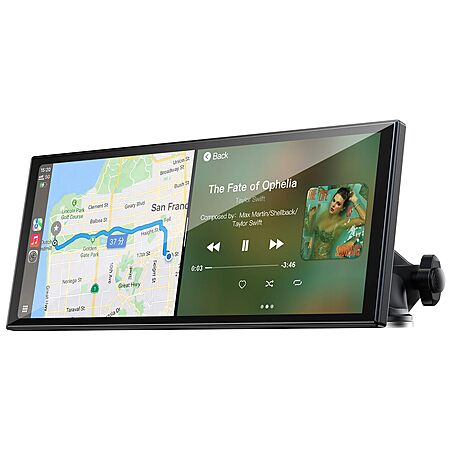 LAMTTO 9.26 吋無線 CarPlay 螢幕附倒車攝影機